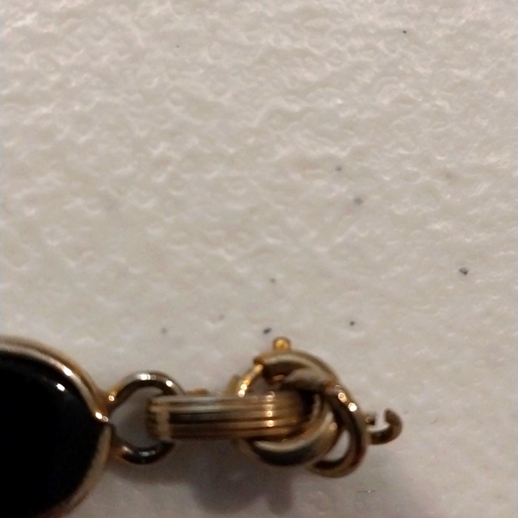 14k and onyx vintage bracelet - Picture 4 of 4
